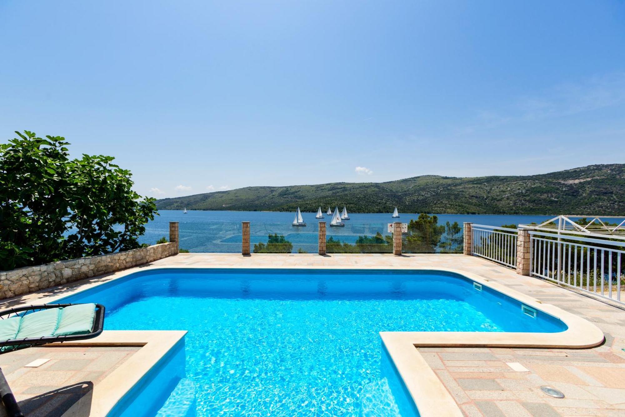 Seaside Villa Near Trogir - Poljica Marina Kültér fotó